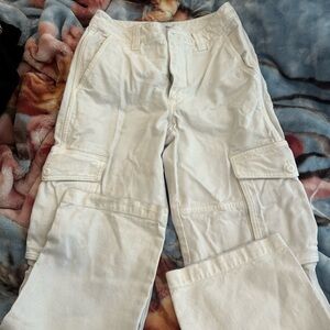 TNA Off-White Casual Pants